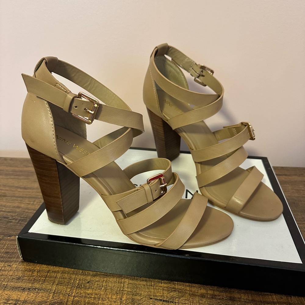 Nine West Strappy Heels